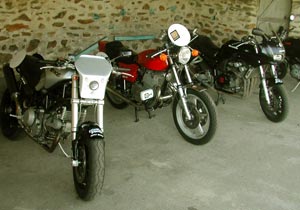 Les motos du P53 pour le Dark Dog Moto Tour 2006